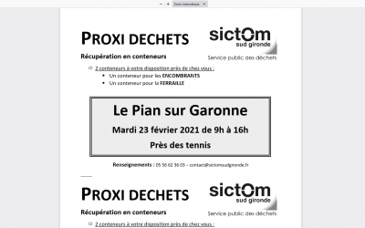 opération proxi déchets