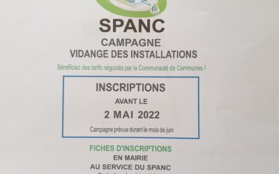 campagne vidange des installations