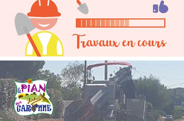 Travaux chemin des Sables