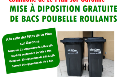 Bacs poubelles