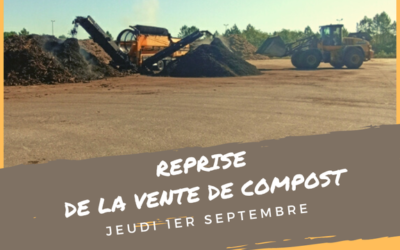 Reprise de la vente de compost
