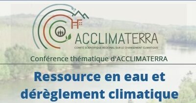 Conférence Ressources en eau et changement climatique – 29.06.23