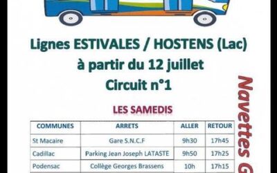 transport vers les bases de loisirs