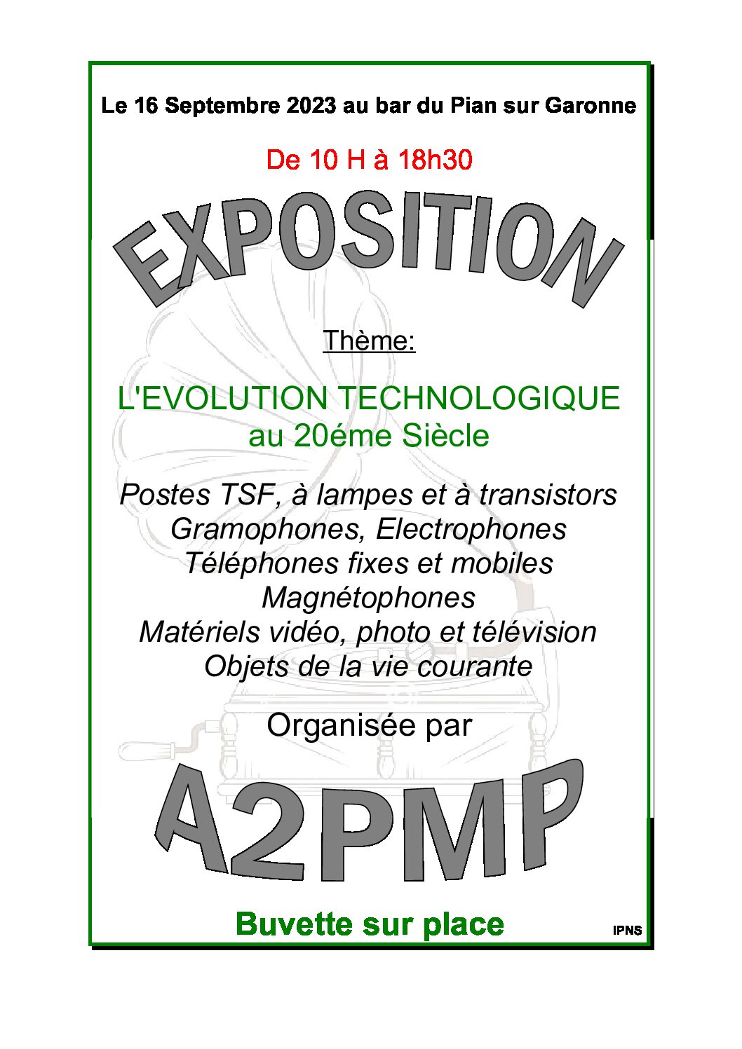 fête du village : exposition