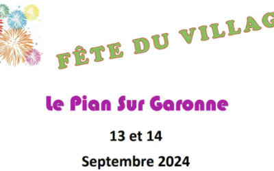 Fête du village – 13.09.24