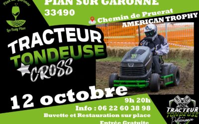 Tracteur Tondeuse Cross – 12.10.2024