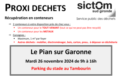 Proxi-déchets – 26.11.2024