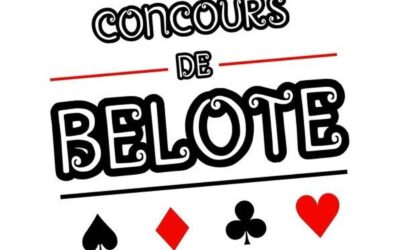 Concours de belote – Brasserie de Pian