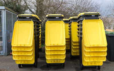 Distribution des bacs jaunes