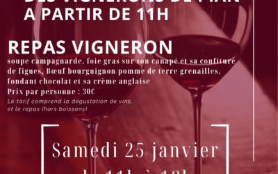 Repas vigneron – 25.01.2025