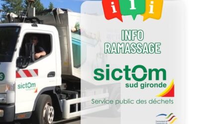 Sictom – Collecte du 25.05.26 maintenue