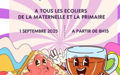 Petit déjeuner spécial rentrée scolaire