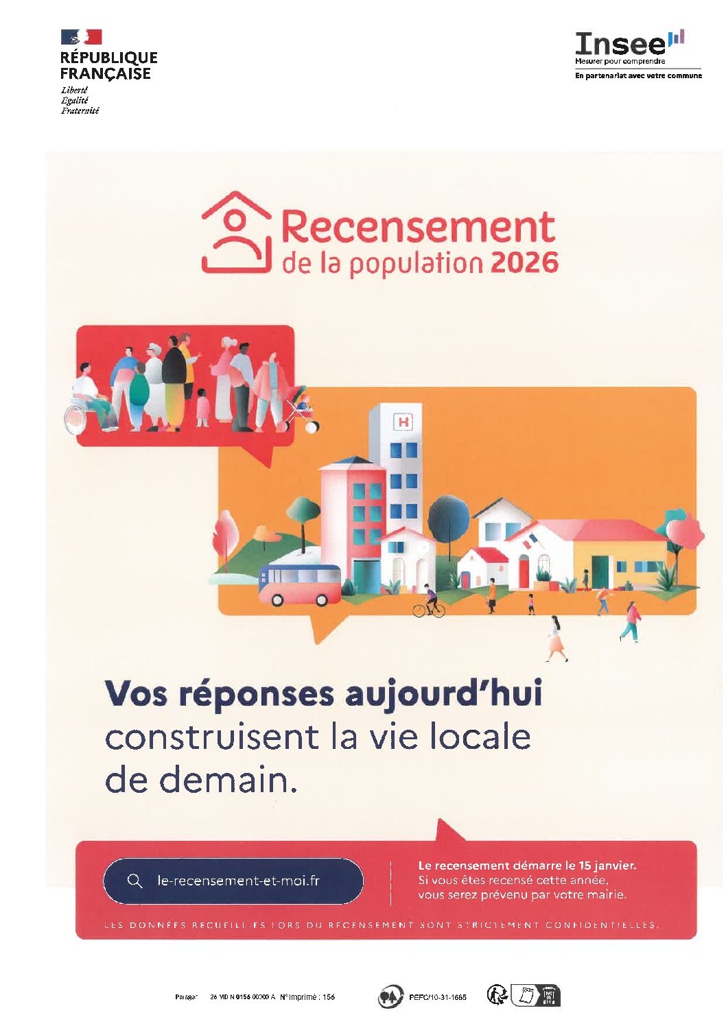 recensement de la population 2026