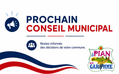 Prochain conseil municipal – 01.09.2026