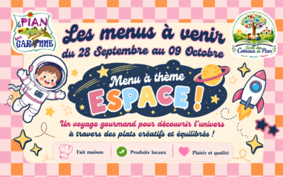 Menus de la cantine et menu à thème !!
