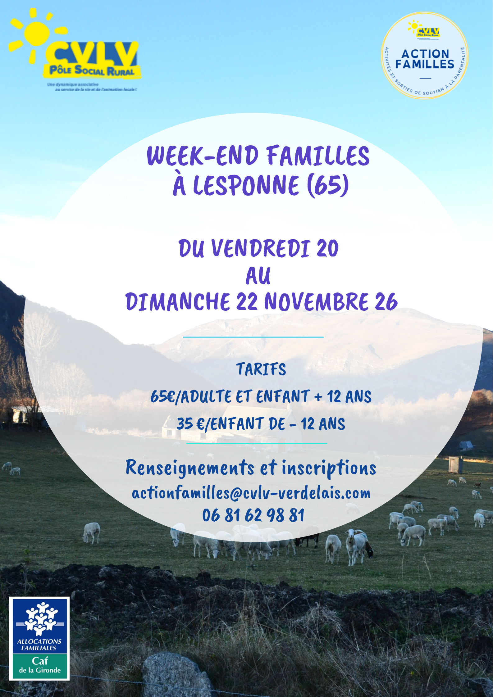 w end action familles lesponne nov 26 w end action familles lesponne nov 26